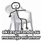Aki esperando su mensaje mi amor