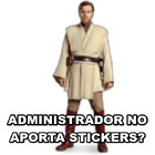 ADMINISTRADOR NO APORTA STICKERS?
