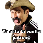 Ya está la vuelta patron@