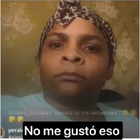 No me gustó eso