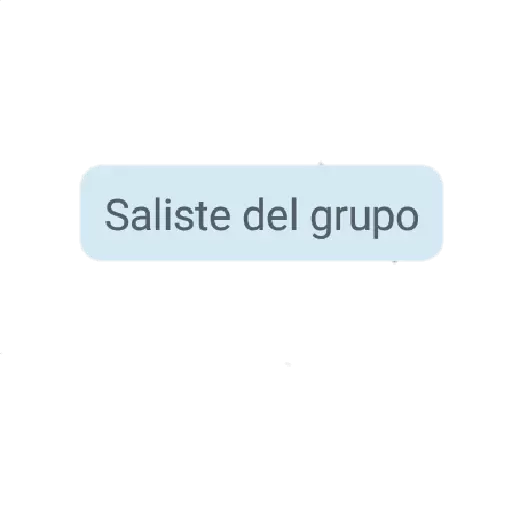 Saliste del grupo Sticker de WhatsApp - DescargarStickers