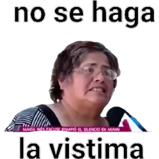 No se haga la víctima Sticker de WhatsApp DescargarStickers