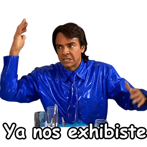 Ya nos exhibiste 489883 Sticker de WhatsApp DescargarStickers