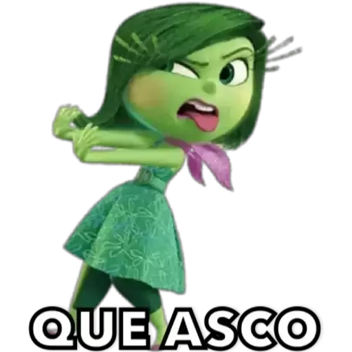 Que asco Sticker de WhatsApp DescargarStickers