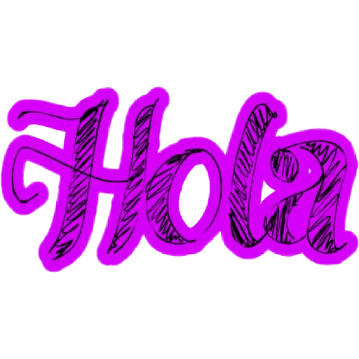 Hola 545211 Sticker de WhatsApp DescargarStickers