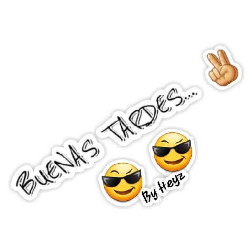 Buenas tardes 716899 Sticker de WhatsApp DescargarStickers