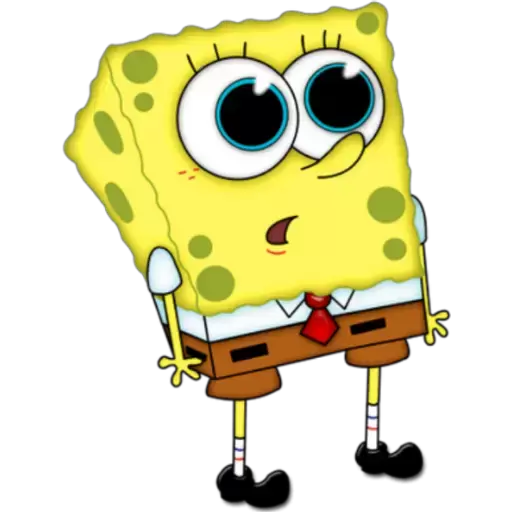 Bob Esponja sorpresa Sticker de WhatsApp DescargarStickers