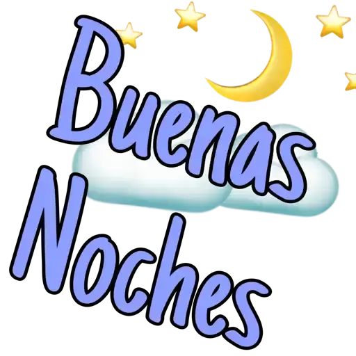 Buenas Noches 558104 Sticker de WhatsApp DescargarStickers