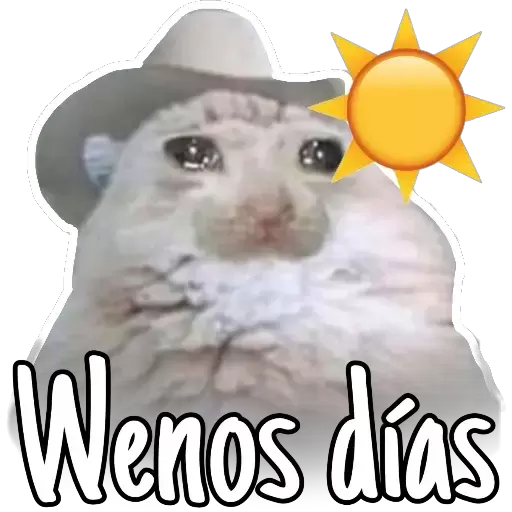 Wenos días Sticker de WhatsApp - DescargarStickers