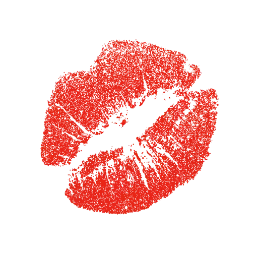 Beso lápiz labial Sticker de WhatsApp DescargarStickers