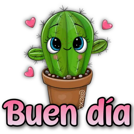 Buen día 5603938 Sticker de WhatsApp DescargarStickers