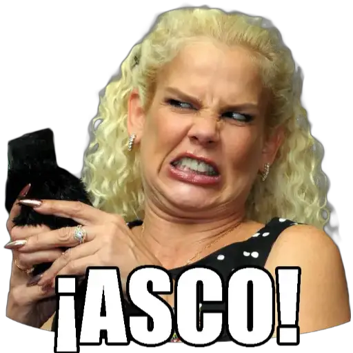 ¡ASCO! Sticker de WhatsApp DescargarStickers