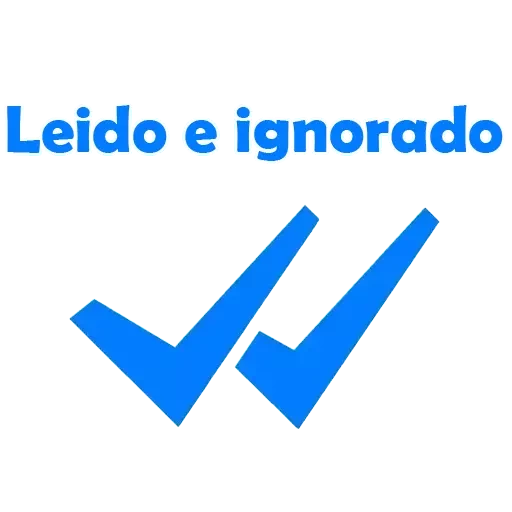 Leido e ignorado #2255310 Sticker de WhatsApp - DescargarStickers