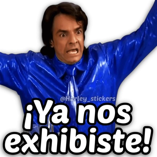 ¡Ya nos exhibiste! 7971909 Sticker de WhatsApp DescargarStickers