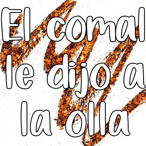 El comal le dijo a la olla Sticker de WhatsApp DescargarStickers