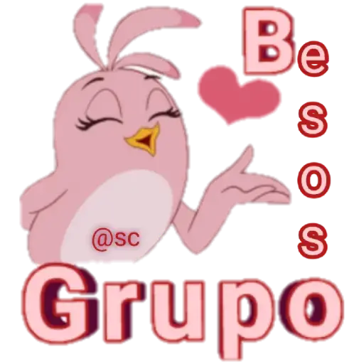 Besos grupo Sticker de WhatsApp DescargarStickers