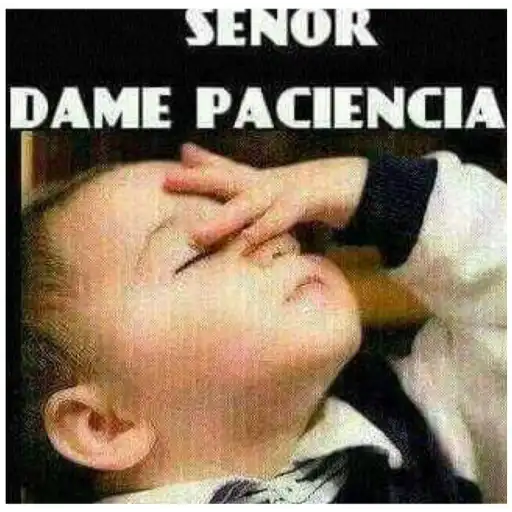 Señor dame paciencia Sticker de WhatsApp - DescargarStickers