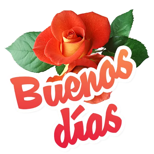Buenos días 142606 Sticker de WhatsApp DescargarStickers