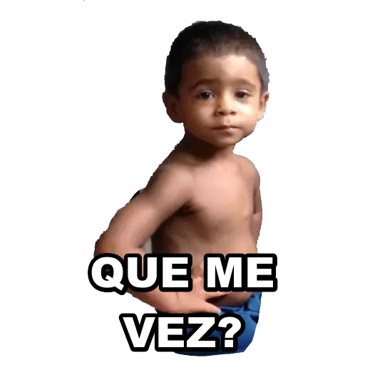 QUE ME VEZ? Sticker de WhatsApp - DescargarStickers