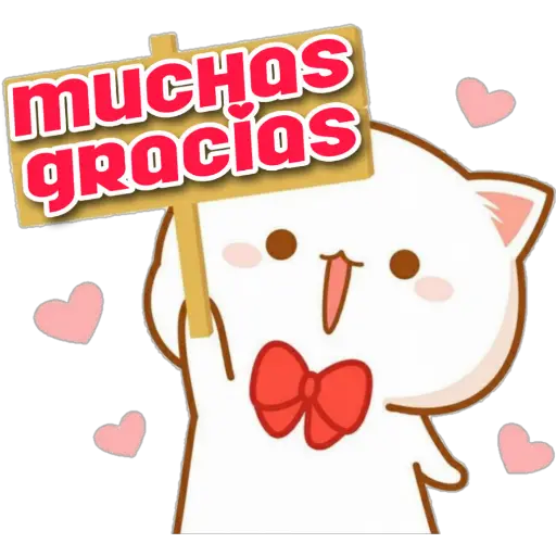 Muchas gracias 037014 Sticker de WhatsApp DescargarStickers