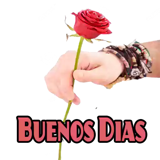 Buenos días 384529 Sticker de WhatsApp DescargarStickers