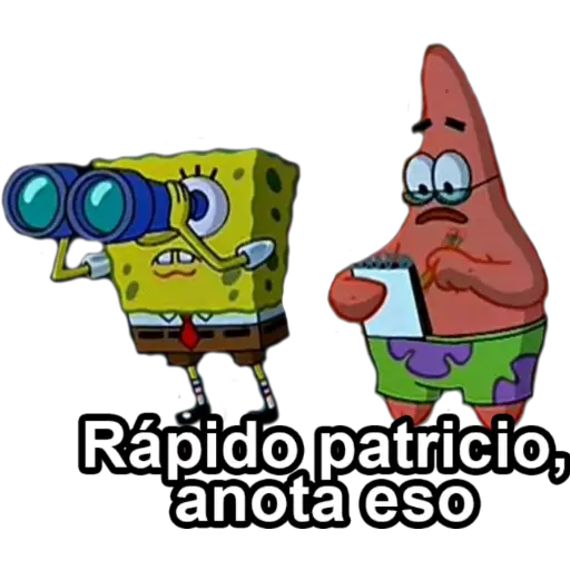 Rápido Patricio anota eso Sticker de WhatsApp DescargarStickers