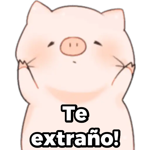Te extraño! #873424 Sticker de WhatsApp - DescargarStickers