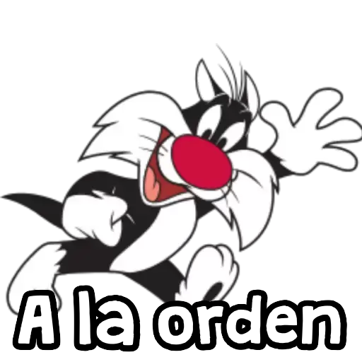 A la orden Sticker de WhatsApp DescargarStickers