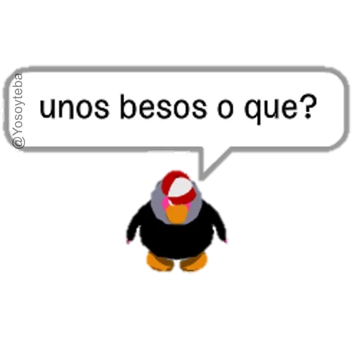 Unos besos o que? Sticker de WhatsApp DescargarStickers