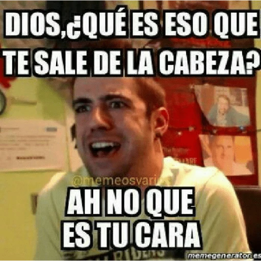 Dios Qué Es Eso Que Te Sale De La Cabeza Ah No Que Es Tu Cara Sticker Dios Qué Es Eso Que Te Sale De La Cabeza Ah No Que Es Tu Cara Sticker