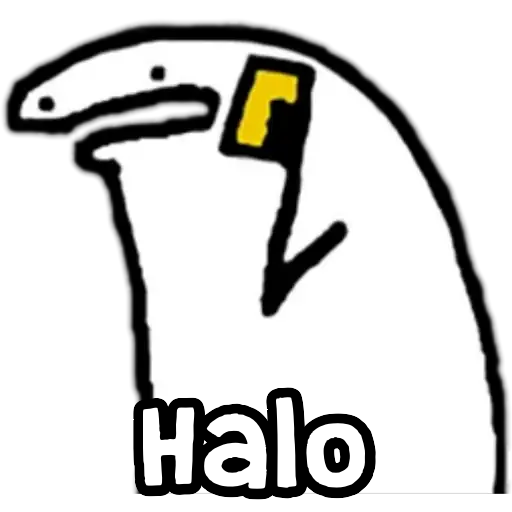 Halo Sticker de WhatsApp - DescargarStickers